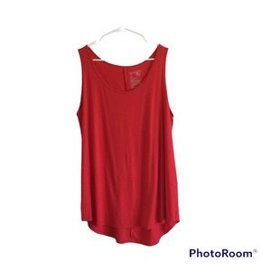 Terra & Sky Tank Top Swim Suit Coverup Size OX (14W)